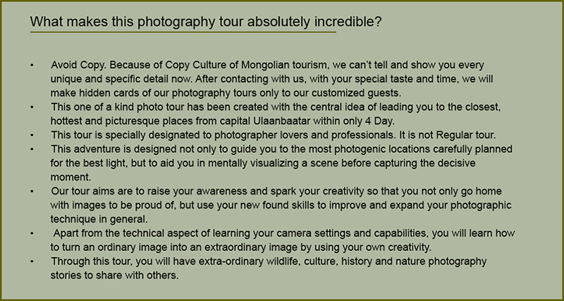 mongolia photography tour 
